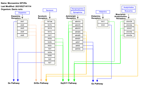 Monoamine GPCRs