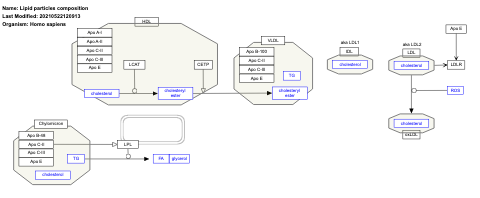 Lipid particles composition