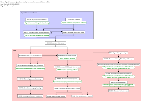 Thyroid hormone dysbalance leading to neurodevelopmental abnormalities